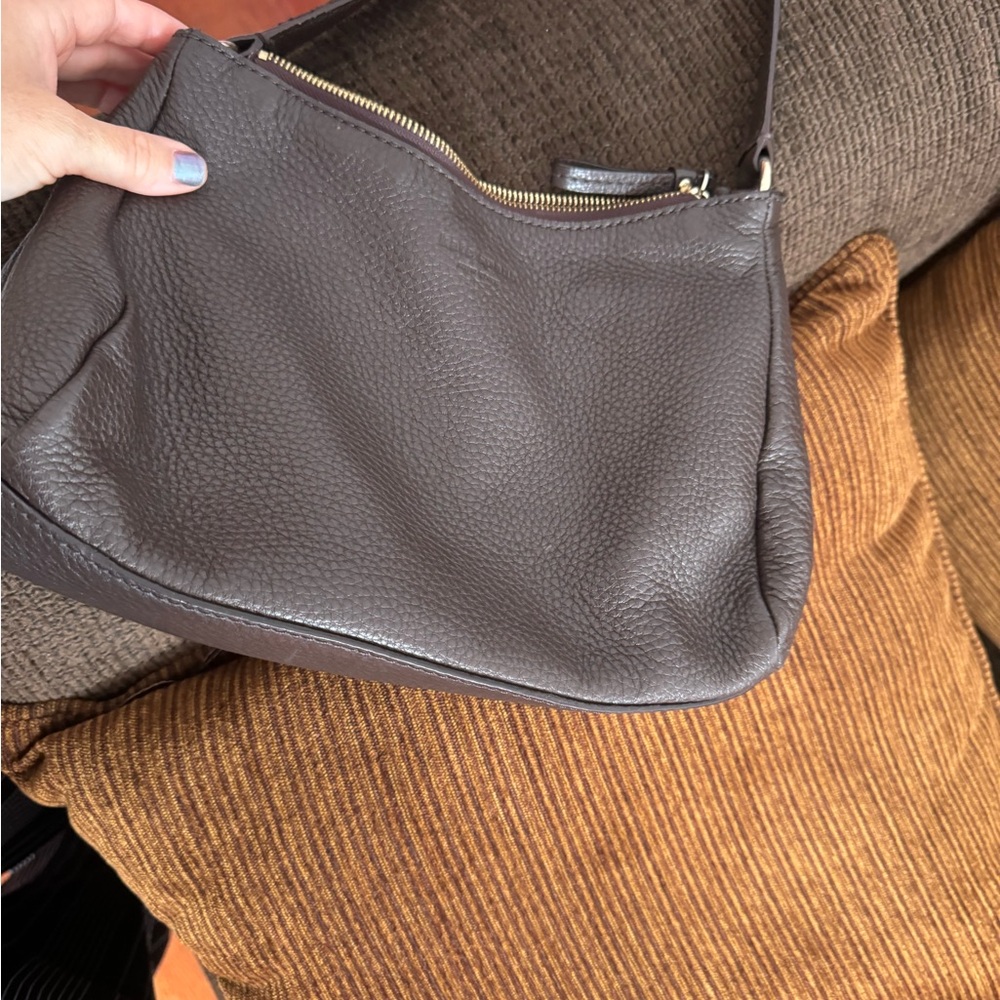 kate spade purse brown leather